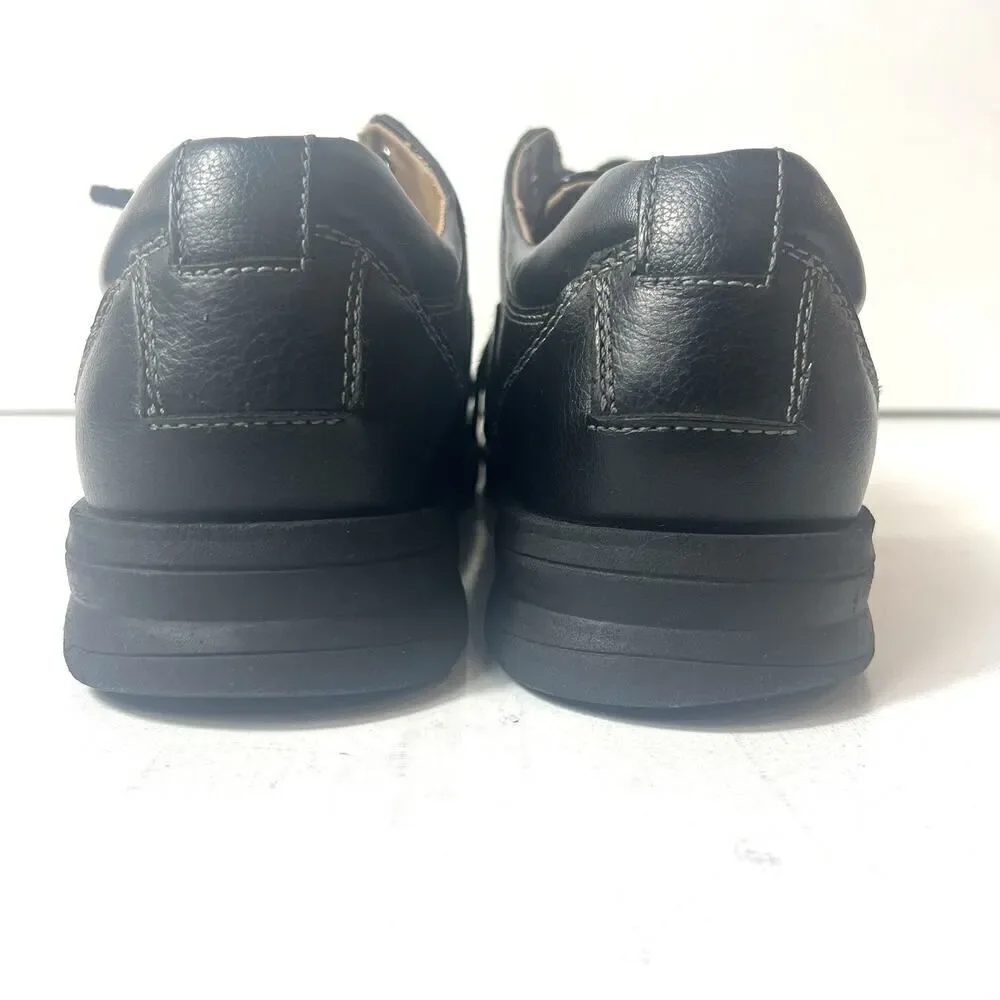 Dockers Mens Size 11 M Comfort Casual Black Leather Oxford Everyday Driving Shoe